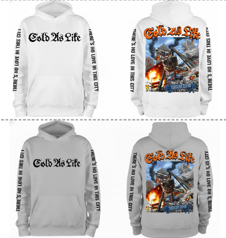 COLD AS LIFE パーカー 当時物 COLD AS LIFE 